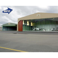 Qingdao durable steel prefab aircraft windproof hangar construction building